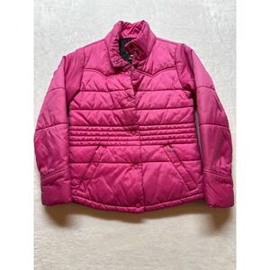 Roper Western Wear Girls Youth Child Pink/Black Jacket , Sz M (7-8)